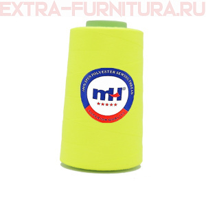 Нитки МН 40/2 п/э  5000 ярдов №201 лимон *