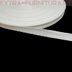 Лента киперная п/э 10мм, отбеленная, уп.50м (пл.1,6 г/м)