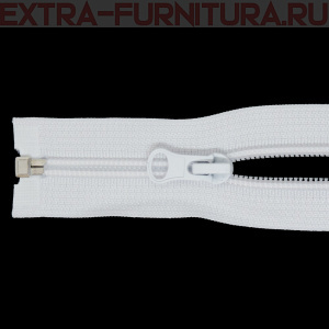 Молния Спираль разъемная дл. 90см, Т5, цв. белый LOGO