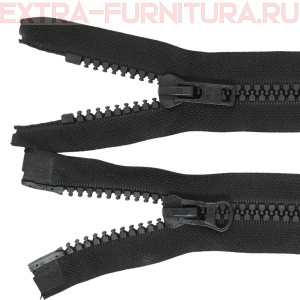 Молния Трактор Т8  2 замка 85 см, цв.322 черный