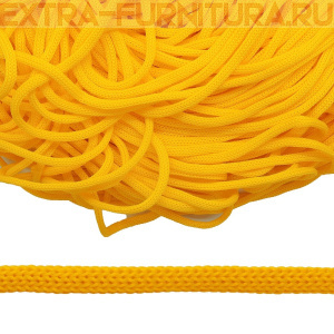 Шнур  ПП 5мм, цв.115 желтый, уп.100м, пл.4,6 гр/м, арт.В501