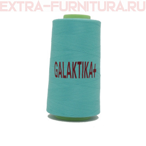 Нитки GALAKTIKA  40/2 п/э  4000 ярдов, цв.676 бирюзовый светлый