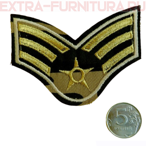 Термоаппликация TBY.A18 Звезда со стрелами *