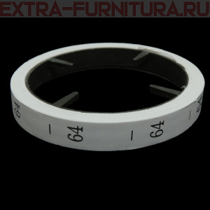 Размерник р-р 64, цв. белый, рул. 300 шт.