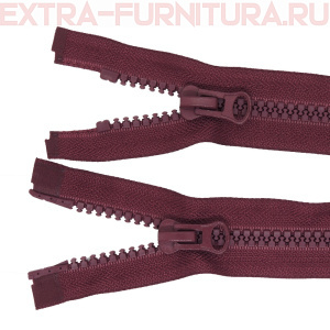 Молния Трактор Т8 2 замка 85см, цв.179 бордовый темный, LOGO