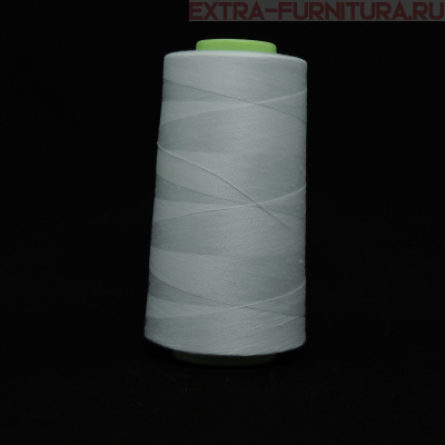  Нитки 40s/2, 100% п/э, 3300 ярдов, цв.белый