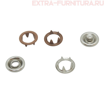 Кнопка рубашечная 9,5мм кольцо, цв.293 темно-бежевый матовый (уп.1440шт) Buttoni