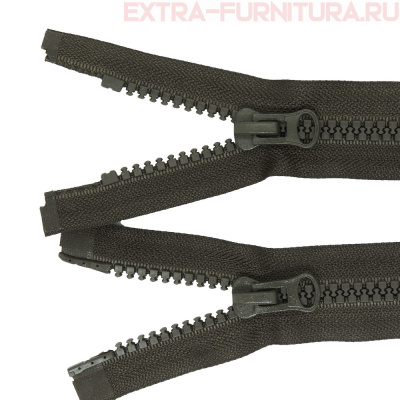 Молния Трактор Т8 2 замка 85см, цв.328 хаки темный, LOGO