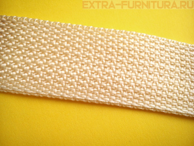 Стропа шир.30мм, цв.500 золото, уп.50м, пл. 11,7 гр/м 