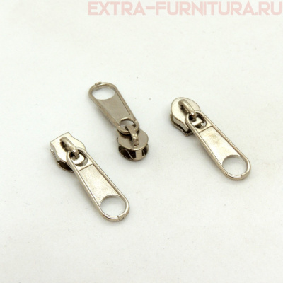 Бегунок к рулонной молнии тип 3, никель