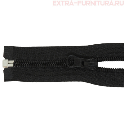 Молния Спираль разъемная дл. 70см, Т5, цв. черный LOGO