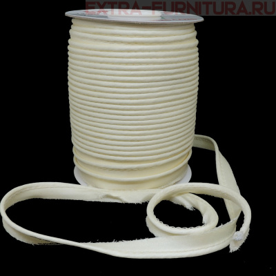 Кант атласный 12 мм, 72 ярда, цв. 004 бежевый ЕВРО