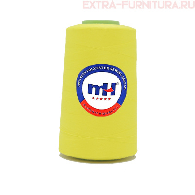 Нитки МН 40/2 п/э  5000 ярдов №382 желтый *