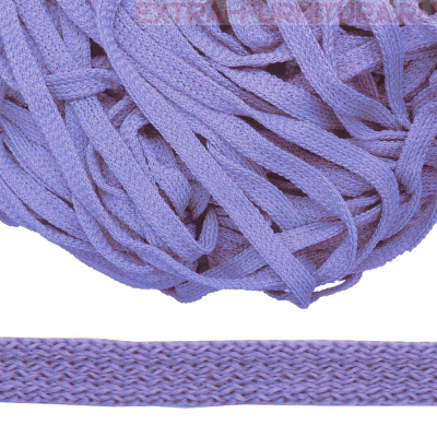 Шнур 34Ф плоский шир.7мм, цв.сирень 22, уп.200м