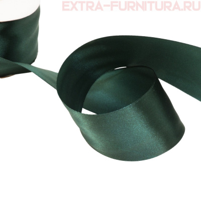 Лента атласная 50 мм цв.123 зеленый рул.27,42м